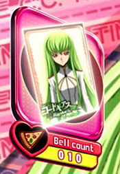 C.C.タイム中のカード・白背景