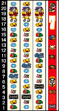 カンフーレディテトラ・リール配列