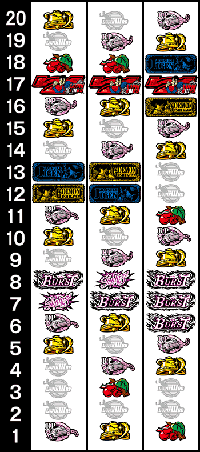 ルパン三世 世界解剖　リール配列