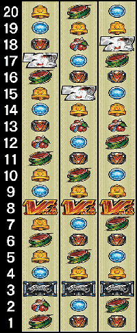 ストリートファイター5 リール配列