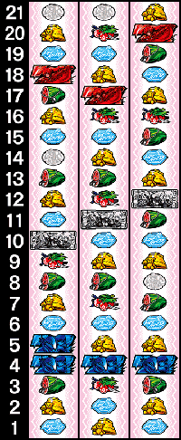 トータルイクリプス Lv.MAX-RT　リール配列