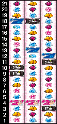 大海物語4 withスーパーそに子　リール配列