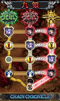 サブ液晶のマップ