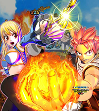 左：ルーシィ　右：ナツ