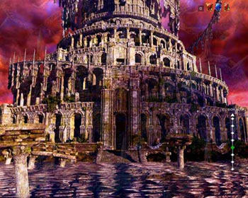 イカロスの塔（夕）