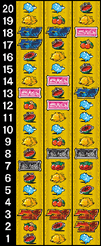 巨人の星 情熱編　リール配列