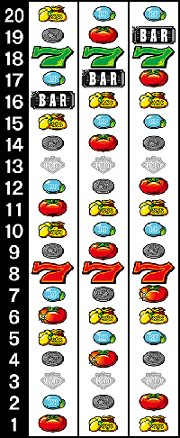 6号機スーパーリノXX リール配列