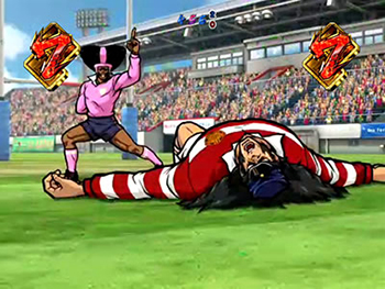 対決リーチのハズレ図柄