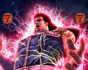 レイのエフェクトが赤