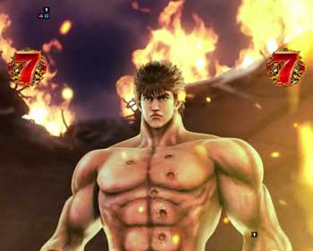 ケンシロウの傷が光らない