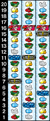 おそ松さん 驚　リール配列