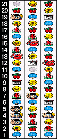 ハナビ通　リール配列