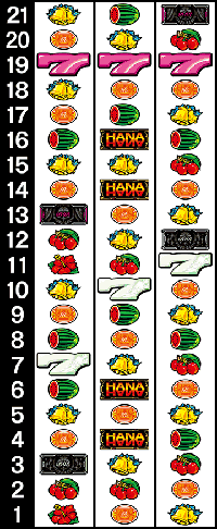 プレミアムハナハナ　リール配列