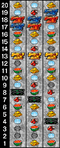 鉄拳4 リール配列