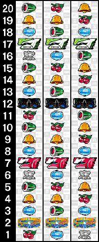 スロットタイガー＆バニー・リール配列