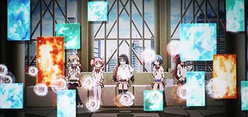 カラフルパネル演出