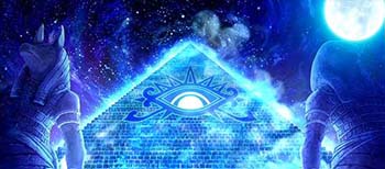 背景に月が出現