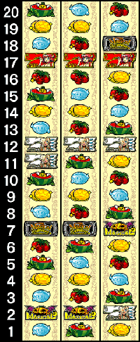 マジカルハロウィン7 リール配列