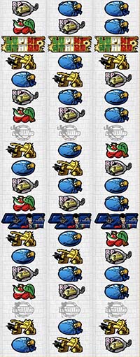 ルパン三世イタリアの夢　リール配列