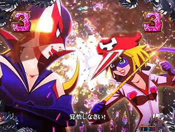 黄昏に染まる激闘