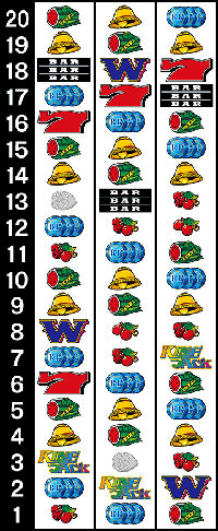キングオブジャック　リール配列