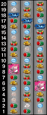 スナイパイ71 リール配列