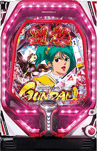 パチンコ逆襲のシャア甘デジ 筐体画像