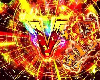 V入賞時のオーラ