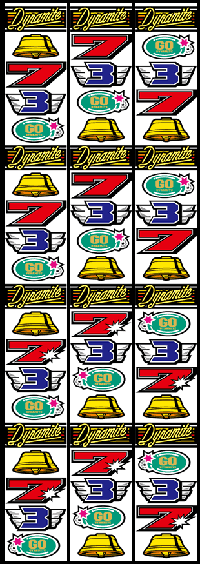 ダイナマイトキング　リール配列