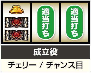 パチスロ盾の勇者の成り上がり_BAR狙い手順②