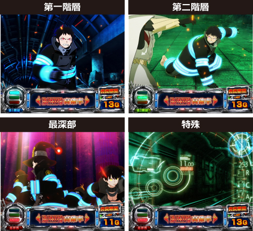 炎炎激闘_ステージ