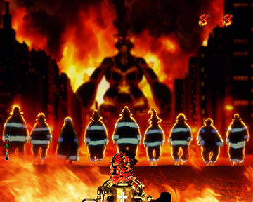 巨大“焰ビト”を鎮魂せよ！