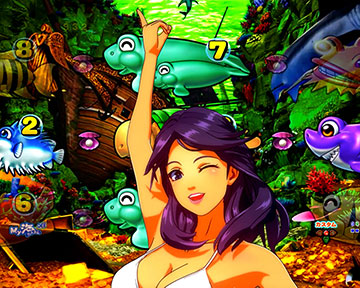 上側に指差し♪