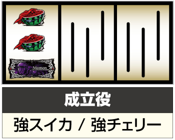 左リール2連スイカ狙い①