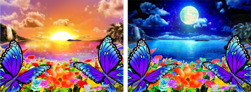 楽園時間変化予告