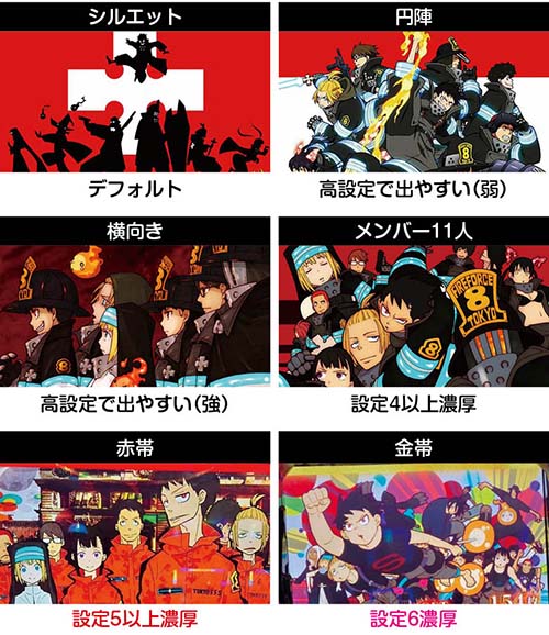 スロット炎炎ノ消防隊　終了画面