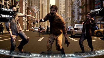 ゾンビ襲撃演出