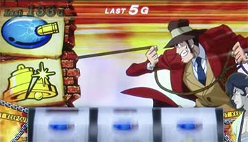 銭形引っ張り演出