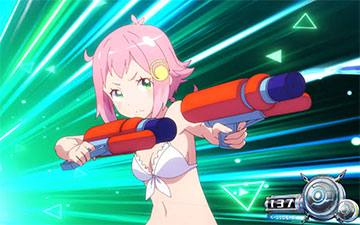 びしょびしょ水鉄砲