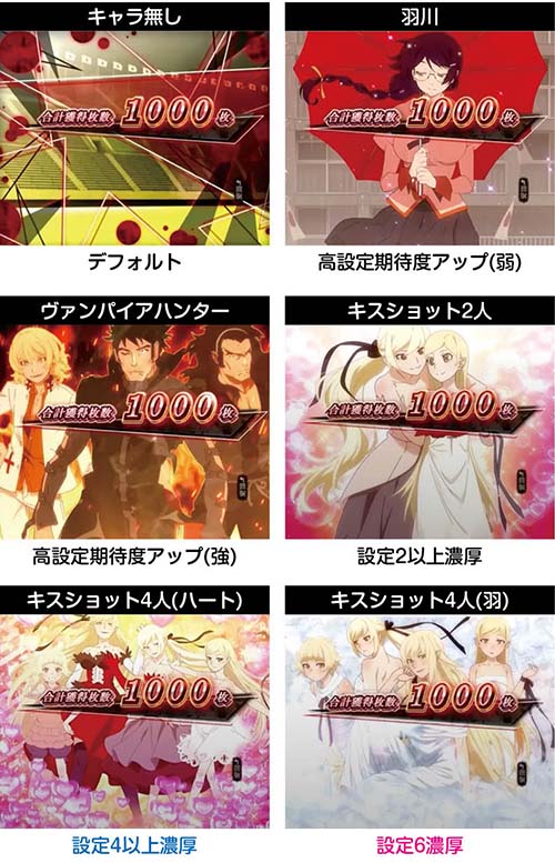 傷物語　AT終了画面