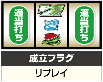 パチスロ交響詩篇エウレカセブン HI-EVOLUTION ZERO TYPE-ART_ボーナス入賞手順⑨