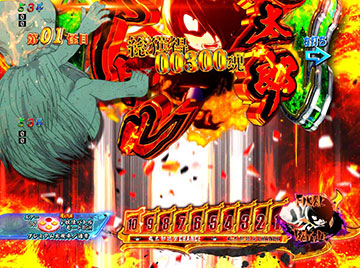 子泣きじじい図柄あおり予告