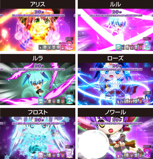 枠ごとのキャラ抽選