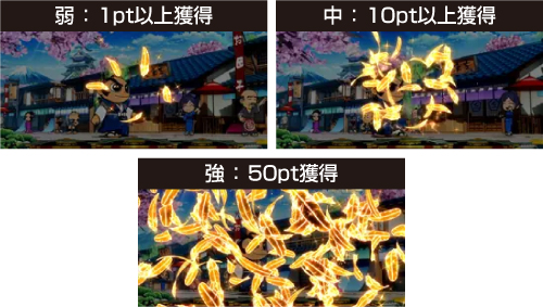 昇天ポイント獲得示唆