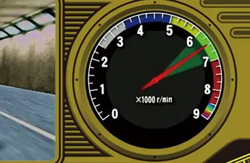 タコメーター演出