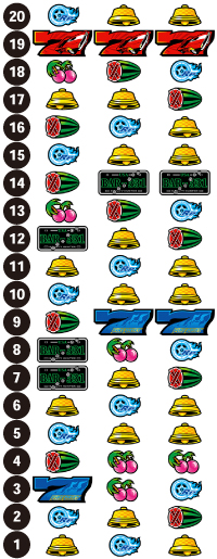 パチスロ ファイヤードリフト_リール