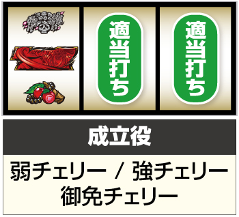 パチスロ花の慶次～佐渡攻めの章～_赤7図柄狙い②