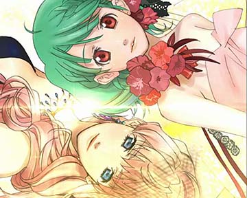 エンディング終了画面のドレス