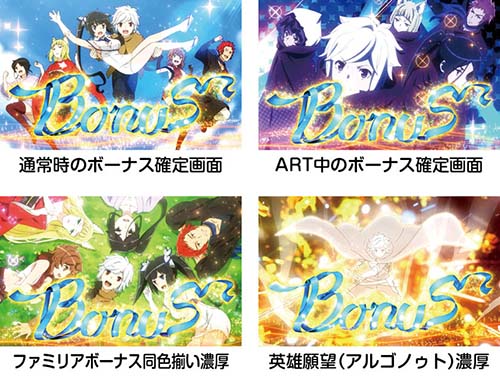 ボーナス確定画面