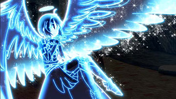 天使シルエット演出